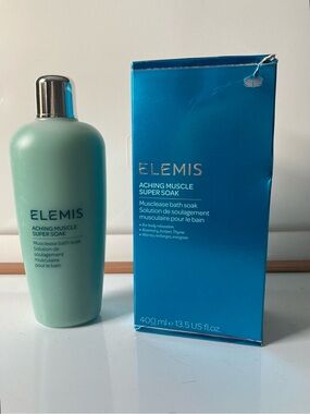 Elemis Aching Super Soak - Musclease Bath Soak, Gel 13.5 Oz, 400 ml, BRAND NEW!